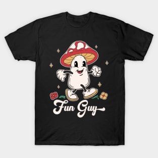 Vintage Fungi Fun Guy Funny Toadstool Pun T-Shirt